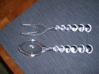 Vintage Imperial Candlewick Salad Fork And Spoon