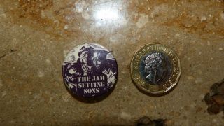 Vintage 1970s/80s 25 Mm The Jam Badge Paul Weller Mods Badge Pin No 8