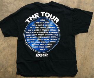 Kiss The Tour 2012 Concert T - shirt Large L Gilden Cotton 2