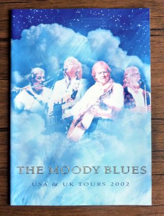 The Moody Blues Usa & Uk Tour 2002 Official Tour Programme 28 Pages