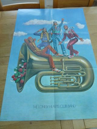 1978 Bee Gees The Lonely Hearts Club Band Album Poster 33 X 22 "