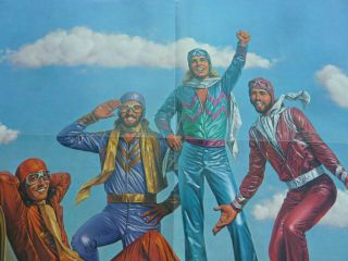1978 BEE GEES THE LONELY HEARTS CLUB BAND ALBUM POSTER 33 X 22 