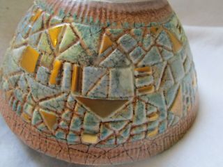 Sascha Brastoff Mosaic Bowl,  Mid - Century Modern 3