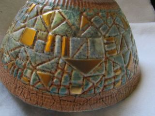 Sascha Brastoff Mosaic Bowl,  Mid - Century Modern 4