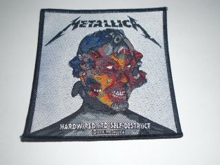 Metallica Hardwired.  To Self Destruction Woven Patch