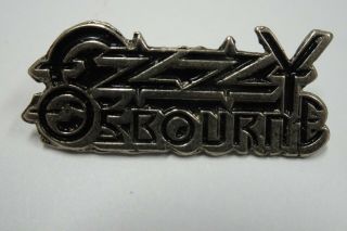 1991 Ozzy Osbourne Vintage Concert Tour Button Pin (hard Rock Heavy Metal Band)