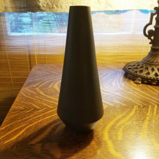 Diane Love Vintage Mid Century Modern Black Ceramic Vase Signed 3