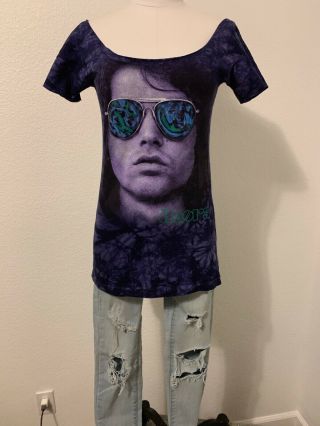Boho Hippie Tie - Dye Jim Morrison The Doors T - Shirt Size Medium