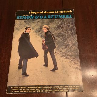 The Best Of Paul Simon & Art Garfunkel Song Book Sheet Music 1965 Vintage