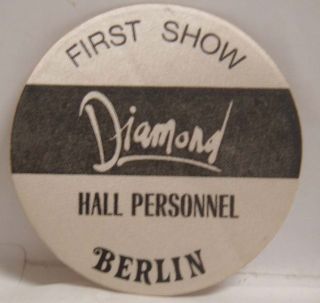 Neil Diamond - Old Concert Tour Cloth Backstage Pass Last One