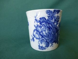 Antique Lynton Pattern Flow Blue Mug Colonial Pottery Stoke England 3