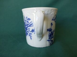 Antique Lynton Pattern Flow Blue Mug Colonial Pottery Stoke England 5