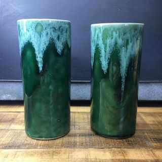 Anna Van Briggle Pottery 1960’s Pair Iced Tea Cups