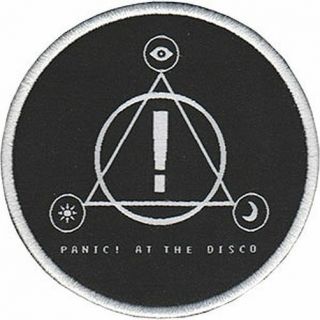 Panic At The Disco - Triangle Logo - Embroidered Patch - - Music 4578