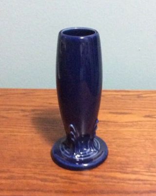 Homer Laughlin.  Fiesta Ware.  Cobalt Blue.  6” Bud Vase
