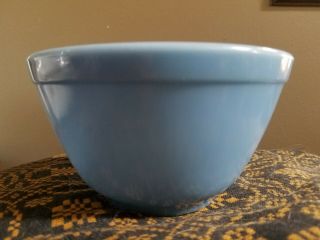 Wow Adorable Small Vintage Pyrex Delphite Turquoise Blue Mixing Bowl 401