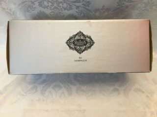 NIB Shannon Crystal Set Of Two Small Lotus Crystal Candle Holders 3