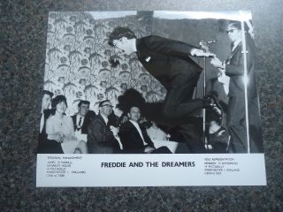 Freddie And The Dreamers Agency 10 " X 8 " Photo From 1967/8 On Stage