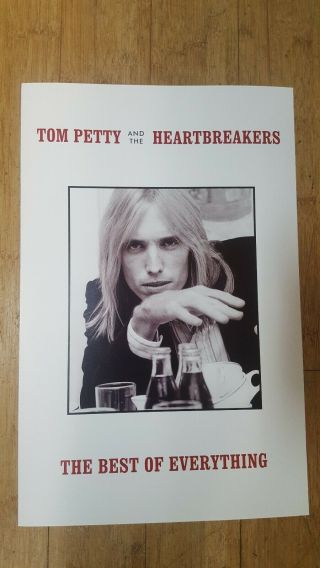 Tom Petty And The Heartbreakers Poster For Lp Cd The Best Of Everything 11x17 " &