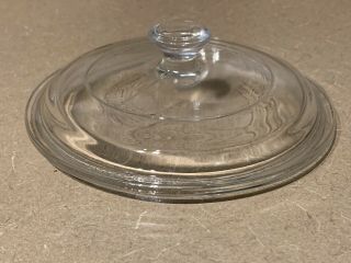 Pyrex Originals Replacement Lid P - 81 - C Round Clear T - Knob 5 1/2 In