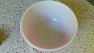 Vintage PYREX Glass Primary Red Mixing Bowl 402 4