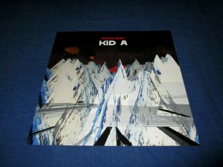 Radiohead - Kid A - 2000 Capitol Records Promo Flat 12 " X 12 " 2 - Sided Mini - Poster