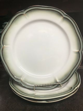 Set Of 3 Better Homes And Gardens Simply Fluted Dillweed Dinner Plates