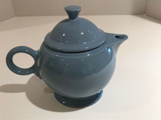 Fiestaware Periwinkle Teapot Fiesta Retired Blue Large 44 Oz Tea Pot