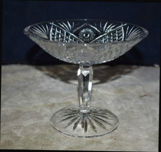 Waterford Cut Crystal Footed Pedestal Compote Bowl – Fine Pattern
