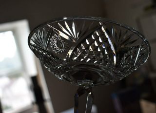 WATERFORD CUT CRYSTAL FOOTED PEDESTAL COMPOTE BOWL – FINE PATTERN 5