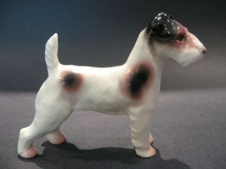 Antique Erphila Er Fine German Porcelain Jack Russell Terrier Dog Figurine