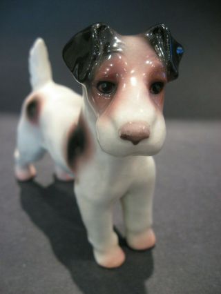 Antique Erphila ER Fine German Porcelain Jack Russell Terrier Dog Figurine 3