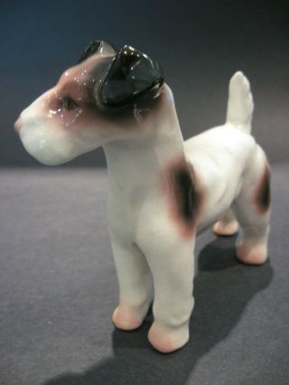 Antique Erphila ER Fine German Porcelain Jack Russell Terrier Dog Figurine 4