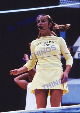 Britney Spears At The Us Open Color Slide From 2000 2