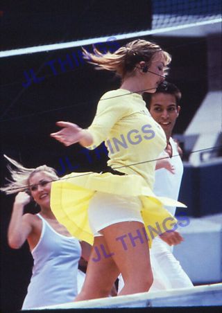 Britney Spears At The Us Open Color Slide From 2000 3