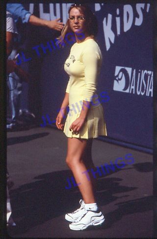 Britney Spears At The Us Open Color Slide From 2000 1