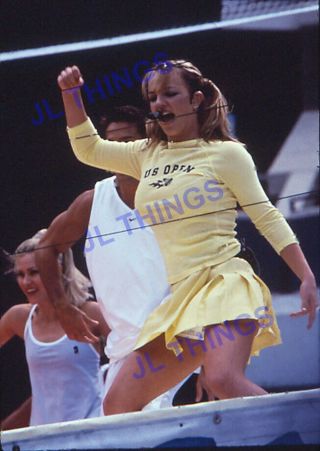 Britney Spears At The Us Open Color Slide From 2000 4