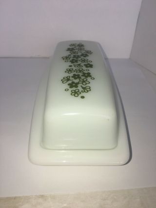 VINTAGE Pyrex Spring Blossom Covered Butter Dish 2