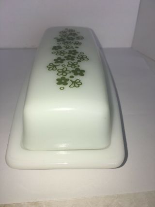 VINTAGE Pyrex Spring Blossom Covered Butter Dish 4