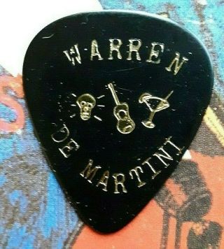 Ratt Warren Demartini One - Sided Black Guitar Pick