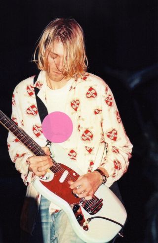 Nirvana Kurt Cobain 12 - 4x6 Color Concert Photo Set 1aa
