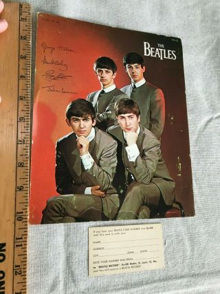 The Beatles Kxok St.  Louis Top 40 Radio Music Official Beatles Card