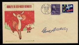 Gene Autry Rudolph The Red - Nosed Reindeer Limited Edt Collector Envelope Xs1034
