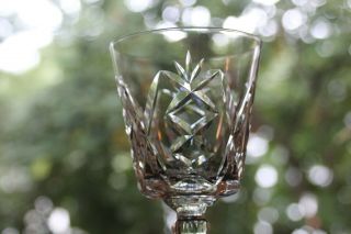 Thomas Webb,  English Cut Crystal Water Goblets (8) Signed 4