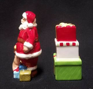 Salt and Pepper shaker set SPODE CHRISTMAS TREE SANTA & GIFT BOX Macy ' s 5