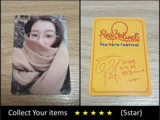 Red Velvet 6th Mini Album The Reve Festival Day 1 Irene C Official Photo Card