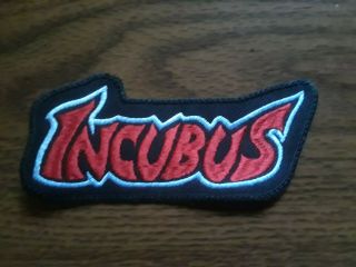 Incubus,  Sew On Red And White Embroidered Patch