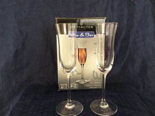 Dartington Crystal Wine & Bar Sherry Glasses Set Of 2