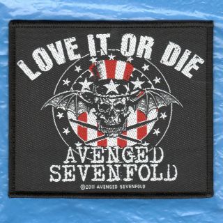 Avenged Sevenfold / Love It Or Die 2011 - Woven Patch -