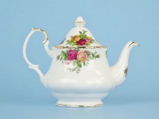 Rare Royal Albert Old Country Roses Porcelain Miniature Teapot